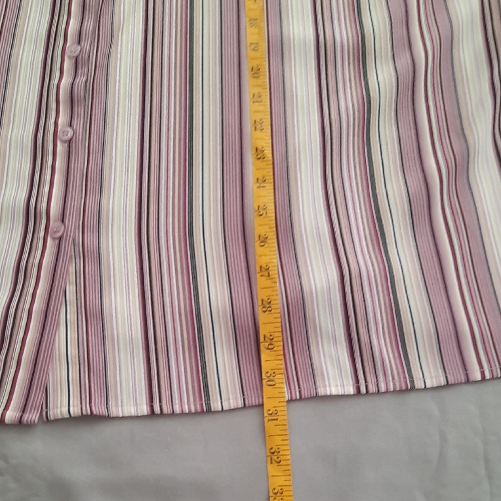 Maggie Barnes Striped Blouse 3X - Picture 10 of 12